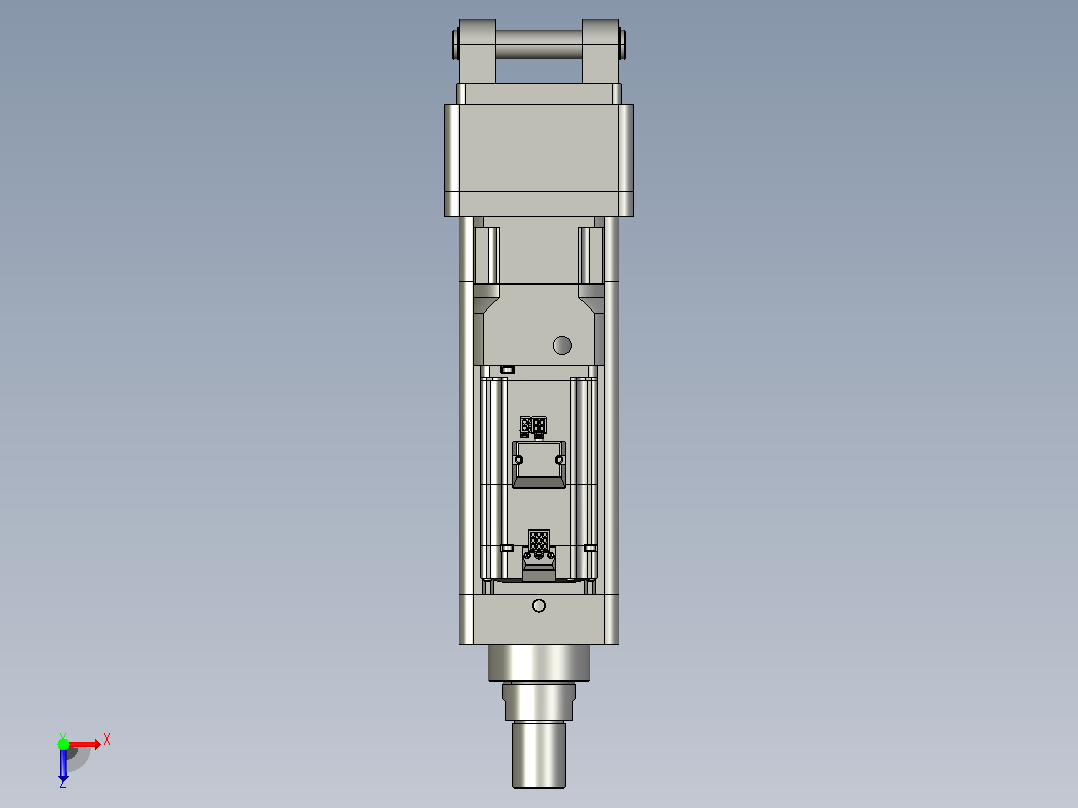轻载电动缸TPA-ESR100-3210C-L50-MR-CB-W-P75-JX-C3俯视图
