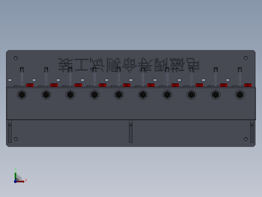 电磁阀寿命测试工装前视缩略图