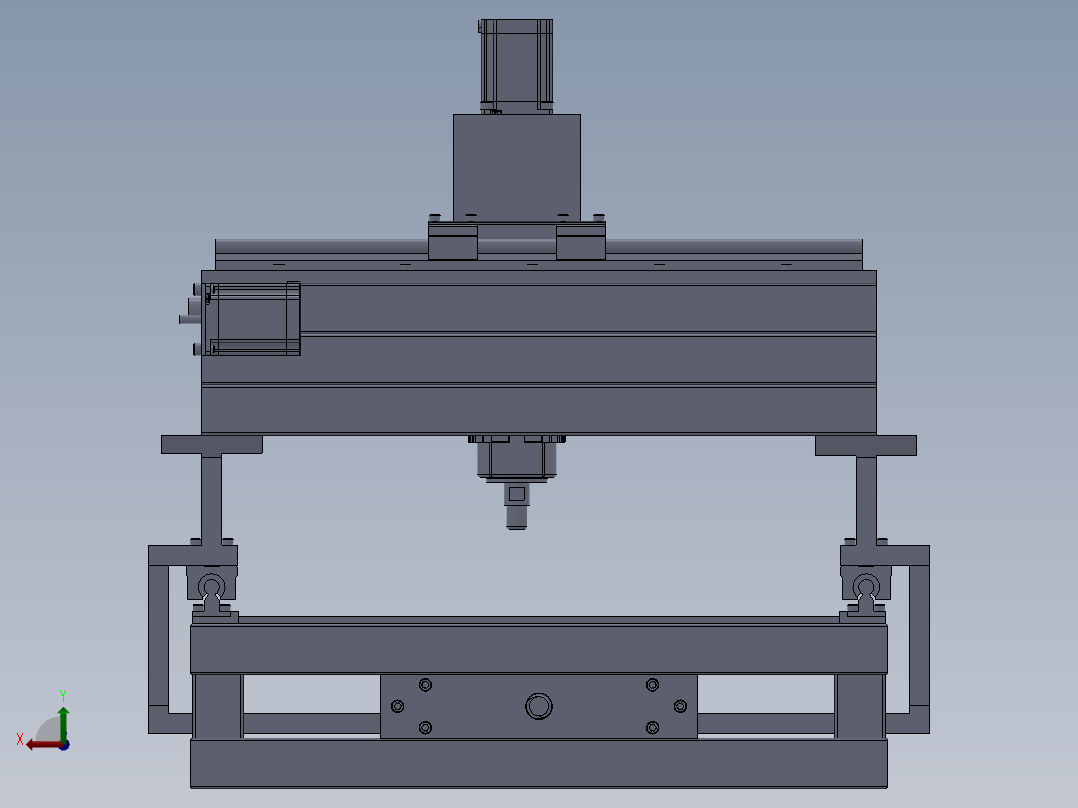 数控PCB雕刻机后视图