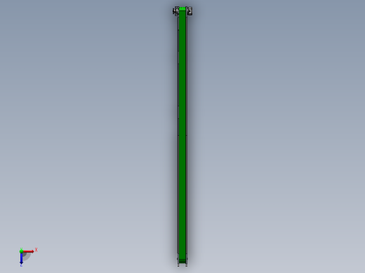 7款小型皮带输送线3d图纸中间、两端驱动线3d 皮带运输线方案模型俯视缩略图