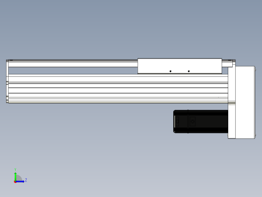 Toyo东佑达直线模组-ETH22-300-BM-400W+煞車左视缩略图