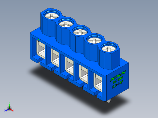 DEGSON DG166 系列 5.0mm 接线端子-DG166-5.0-05P-12-00AH