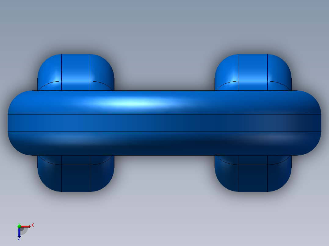 卸扣实例俯视图