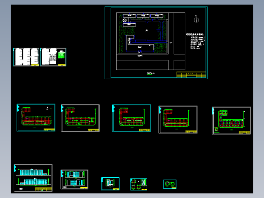 某4层教学楼全套设计（7050平，含任务书，计算书，建筑图，结构图）