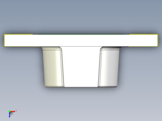 LED，表面贴装1206封装，带圆形透镜俯视缩略图