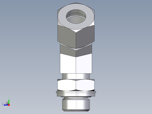 卡套式工业通用硬管接头EO_Adjustable_locknut_45_deg_elbow_VEE12LRCF右视缩略图