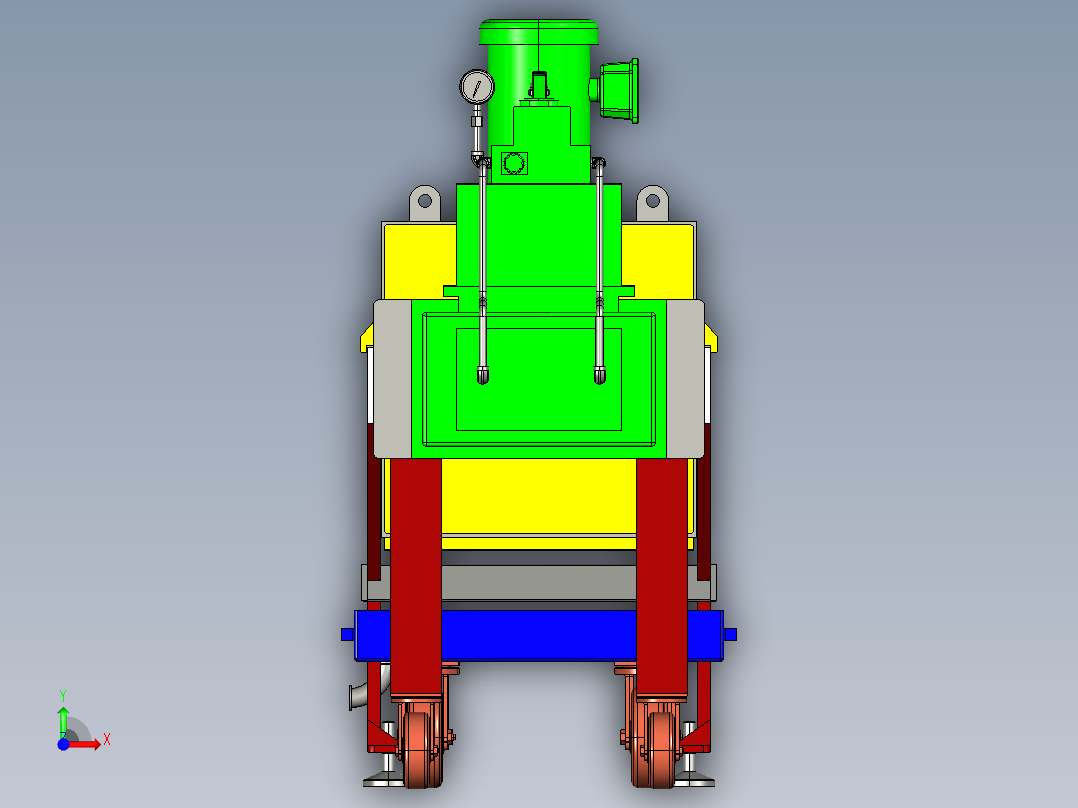 污水超净处理设备前视图