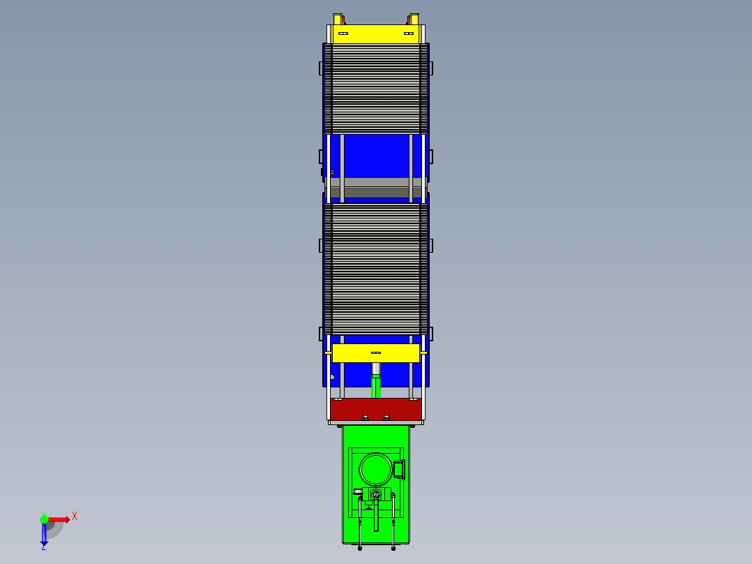 污水超净处理设备俯视图