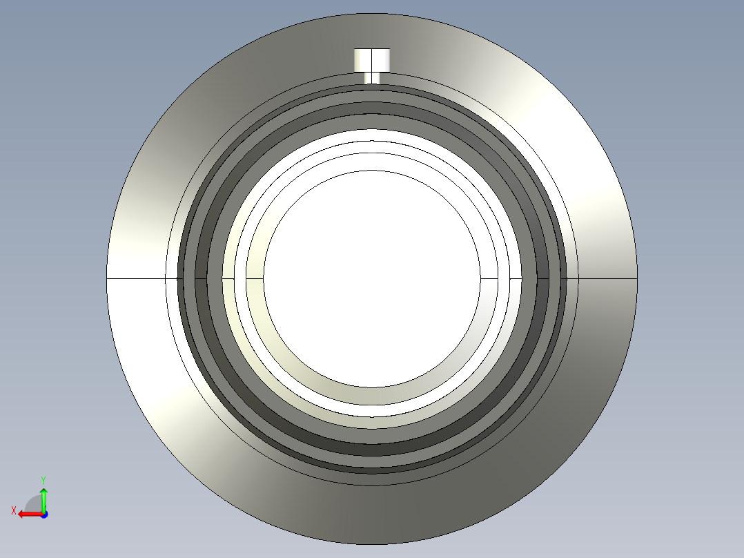 基恩士CV-L3_kc图纸模型后视图