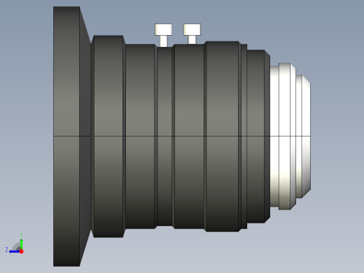 基恩士CV-L3_kc图纸模型右视缩略图