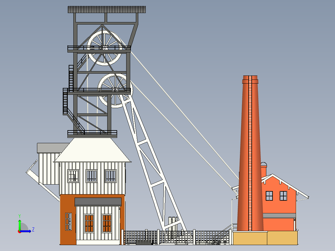 Faller 222190 Königsgrube 输送系统左视图