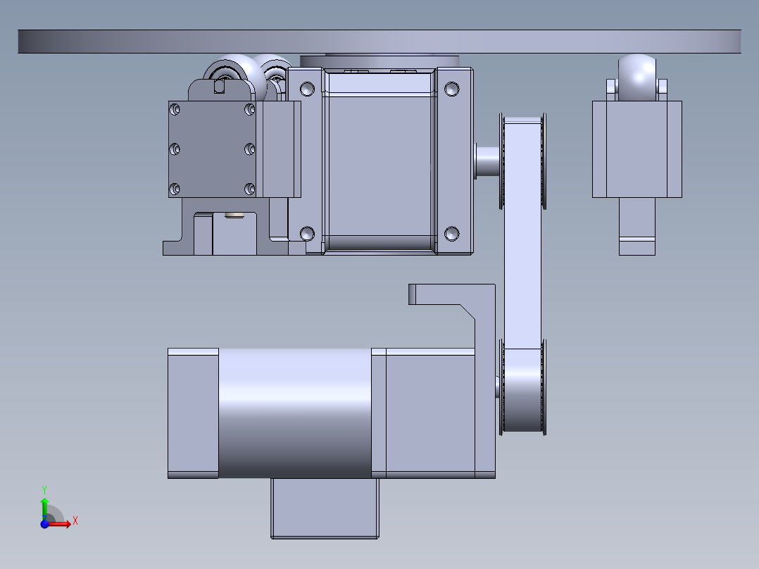 6工位旋转台前视图