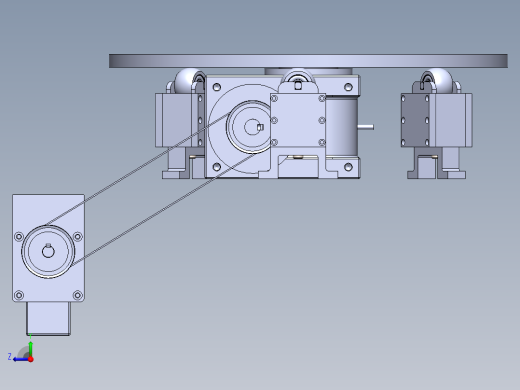6工位旋转台右视缩略图