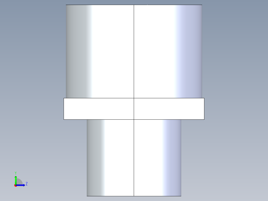 聚氯乙烯配件31-Sch80_PVC-Brass_SPIGxFPT_878-005BR_0.05in左视图