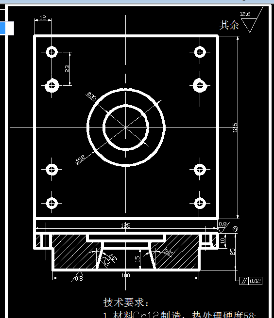 气瓶冲压成形工艺及模具设计落料拉伸复合模、缩口模【全套21张CAD图】