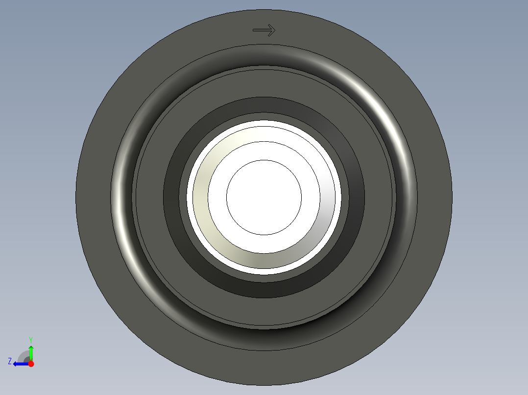 离心风机EBM225右视图