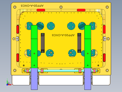 APP20-lcd-cover-al-CNC3笔记本CNC工装夹具三维模型-0630前视缩略图