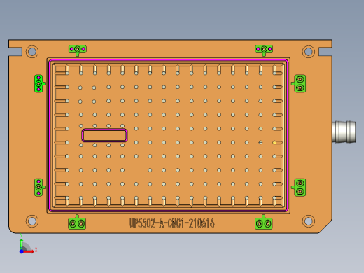 UP5502-A笔记本CNC工装夹具三维模型-CNC1-210615前视缩略图