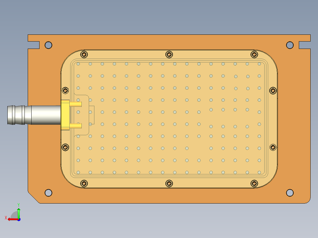 UP5502-A笔记本CNC工装夹具三维模型-CNC1-210615后视图