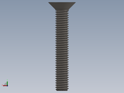 Screw_ISO_10642_M6x40_A2.SLDPRT后视缩略图