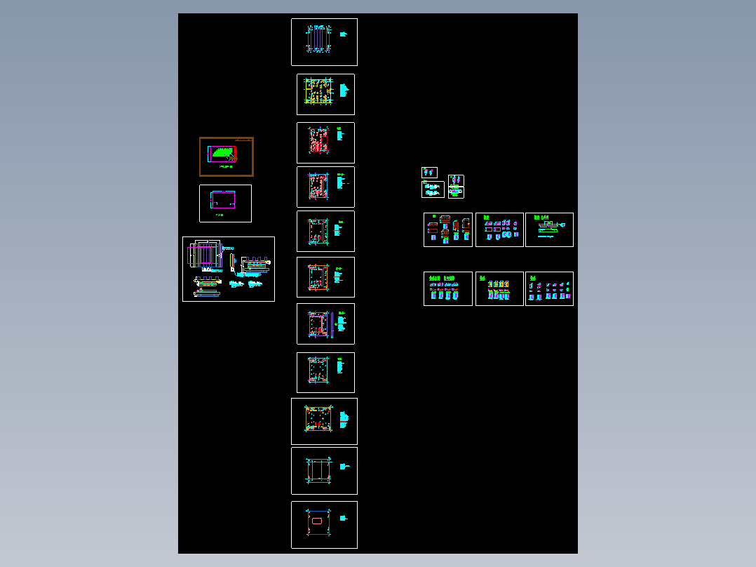 薄铝板下料冲压模具图