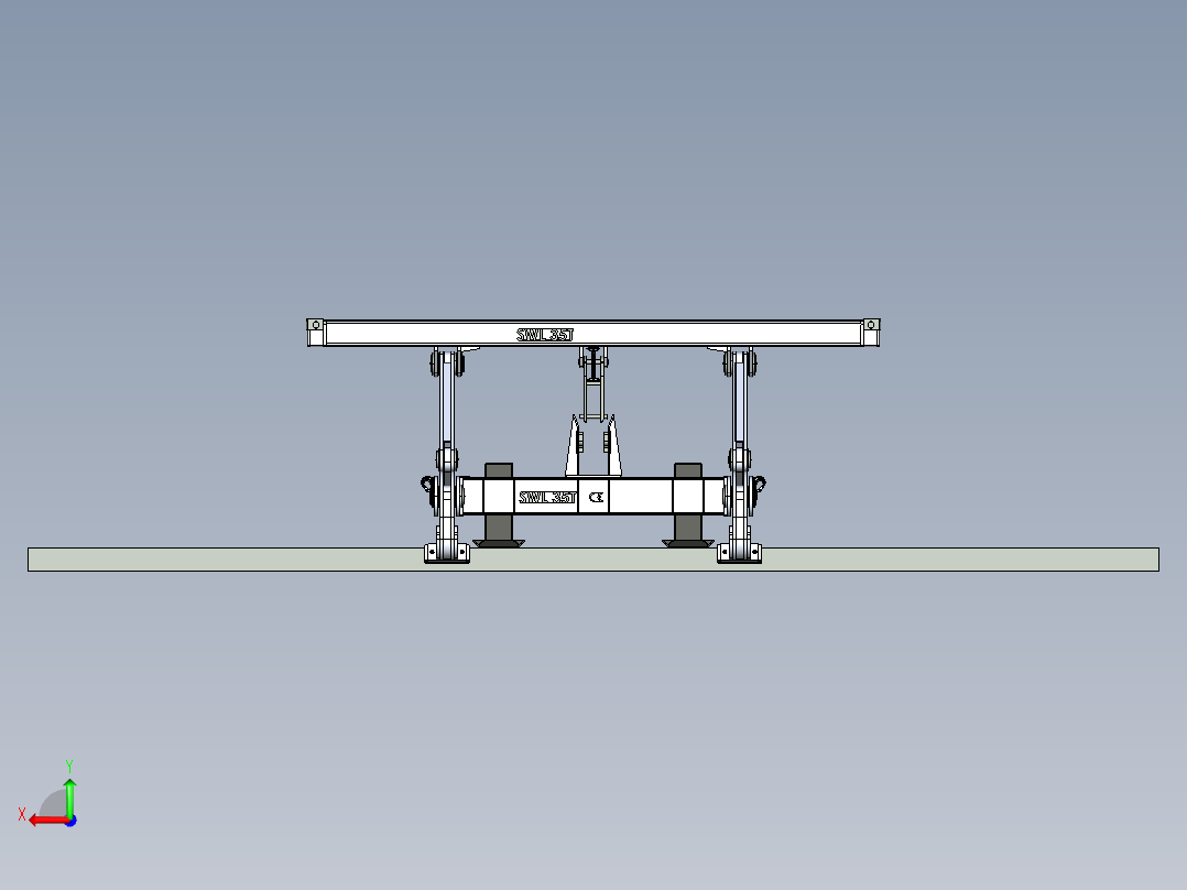 A0002635-板式舌头 35T板料提升夹具夹爪后视图