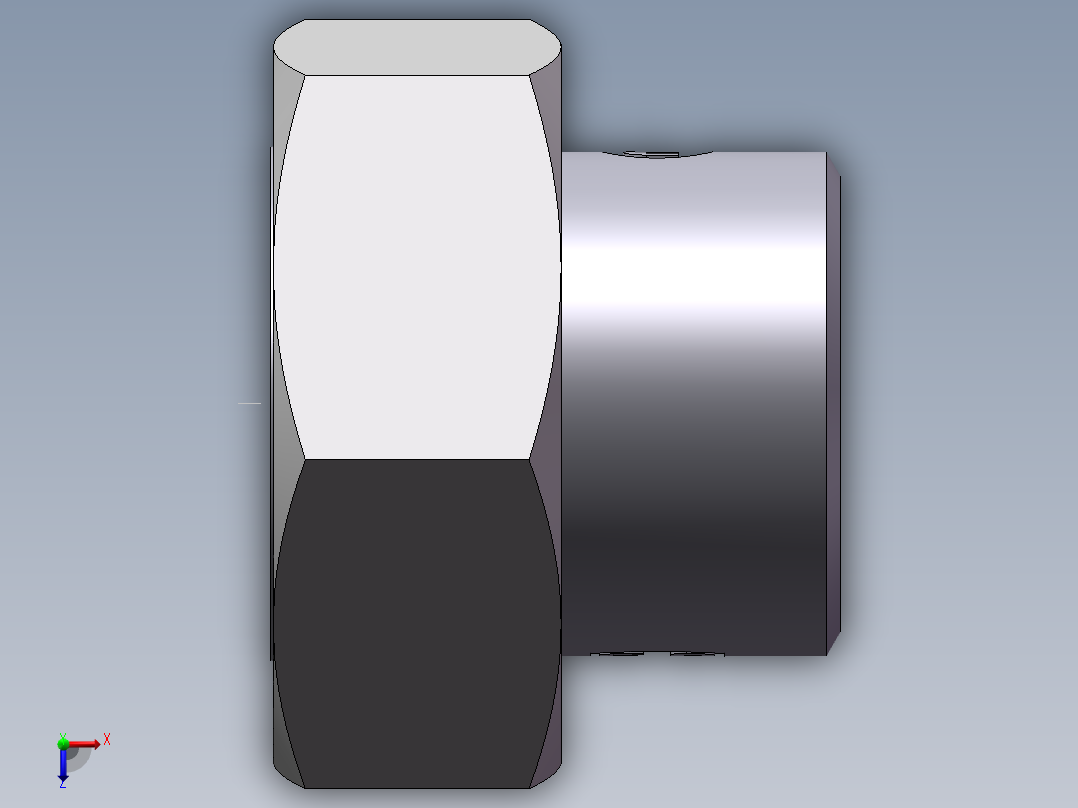 90度焊接接头、SKA42X4-俯视图