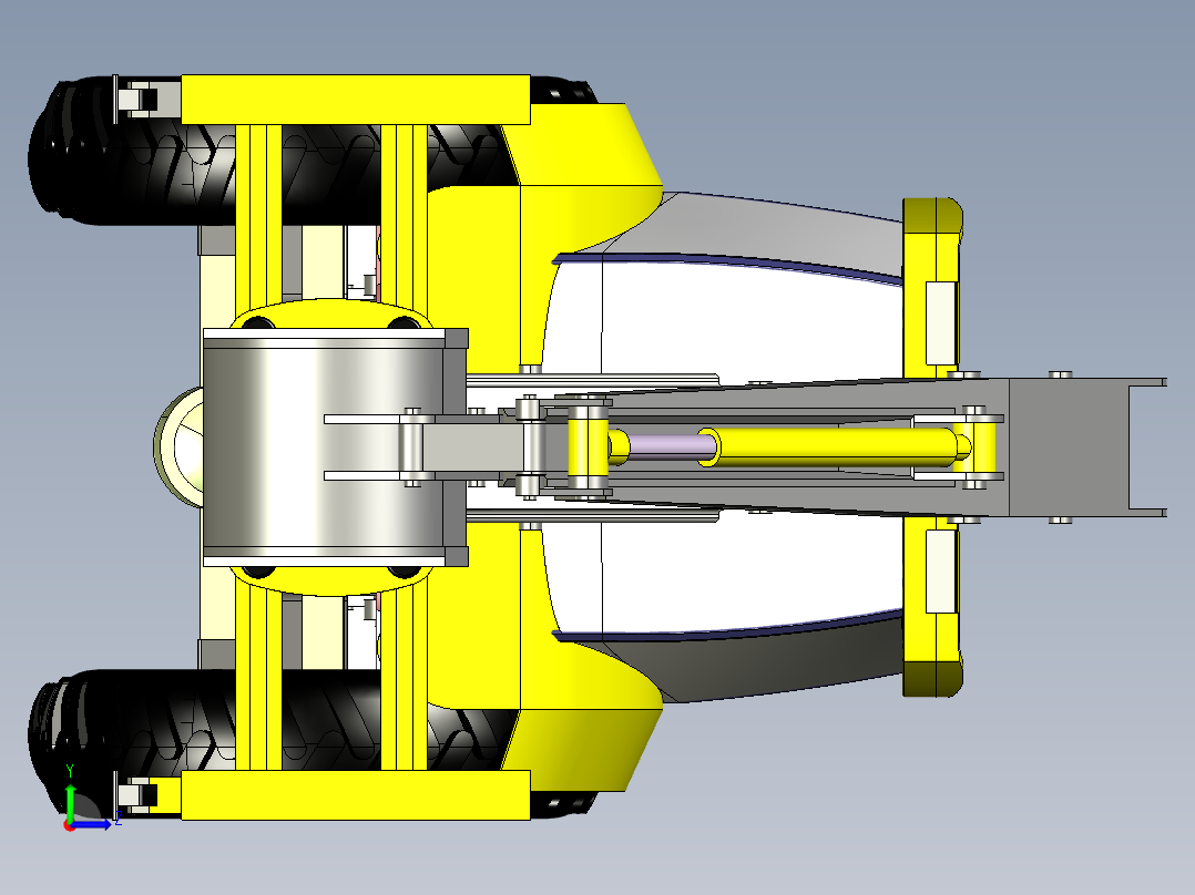 B2004848-jcb 3cx挖掘机左视图