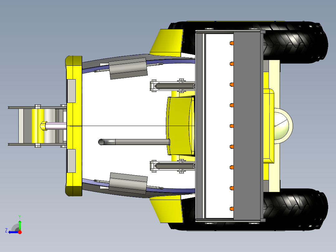 B2004848-jcb 3cx挖掘机右视图