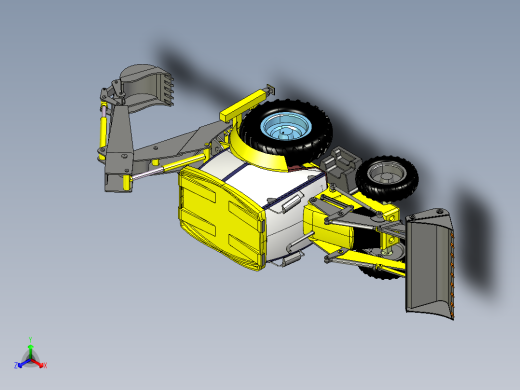 B2004848-jcb 3cx挖掘机正等轴测缩略图