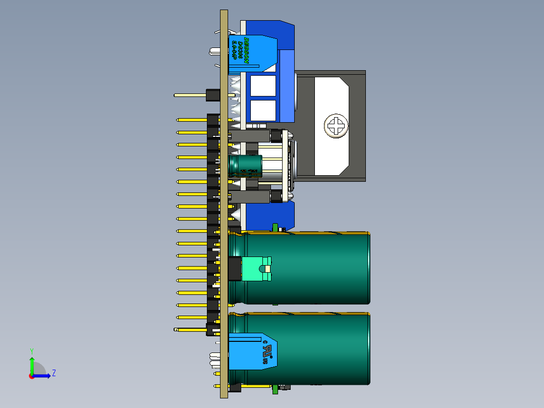电路板、主板(54)左视图