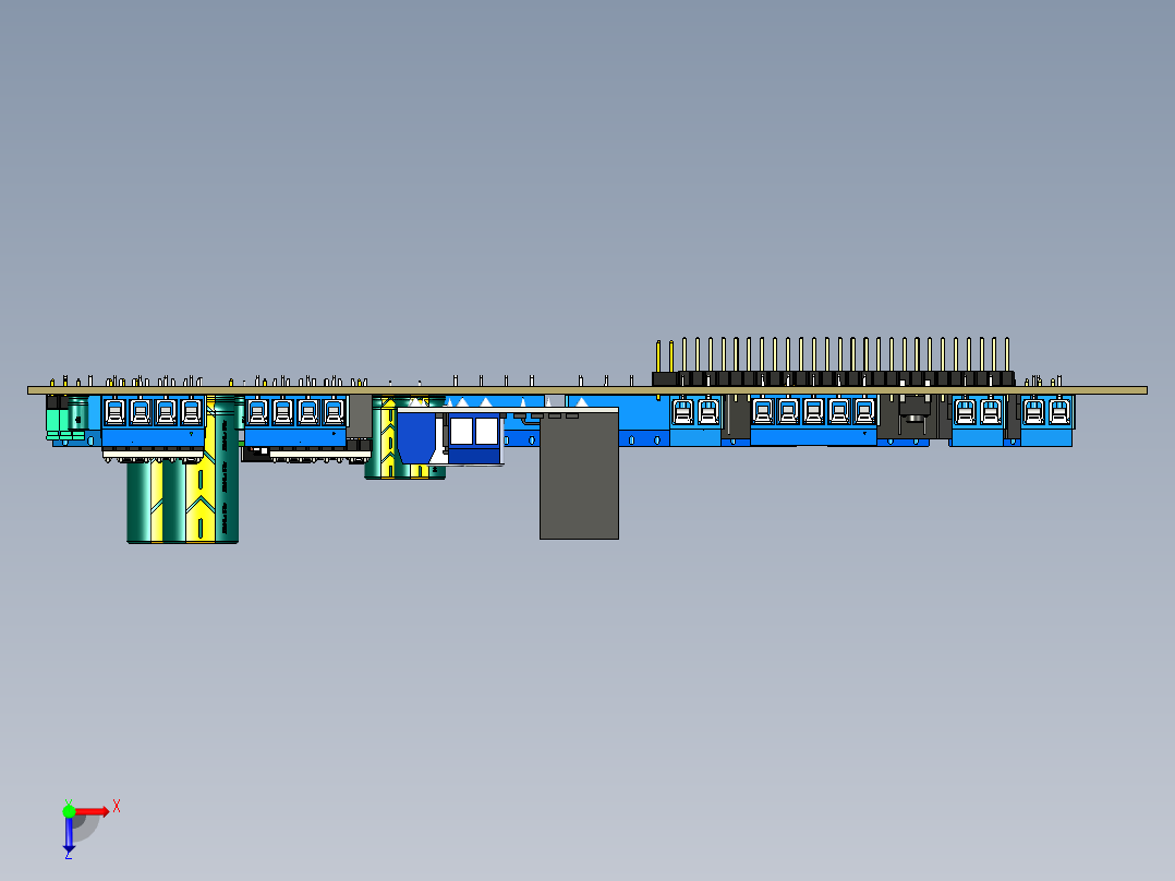 电路板、主板(54)俯视图