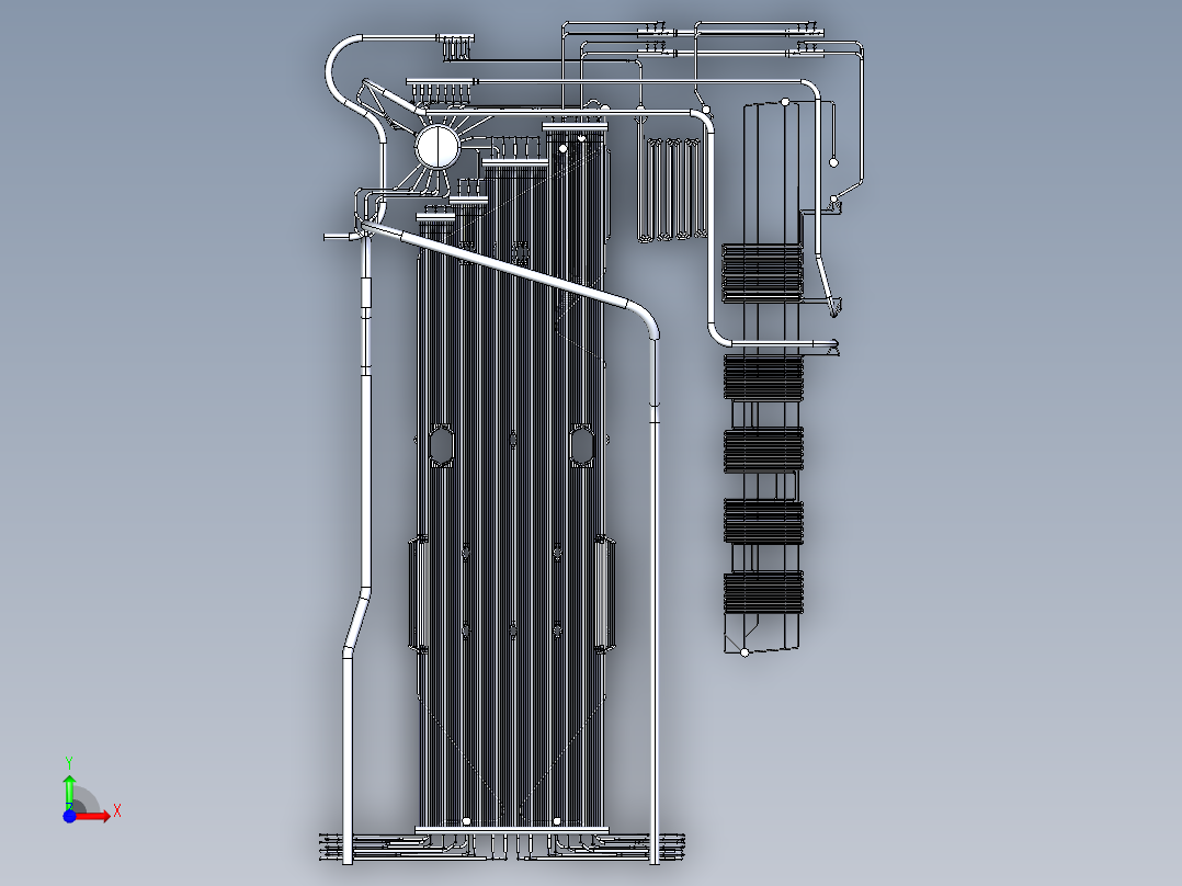 Borsod 100M 锅炉前视图