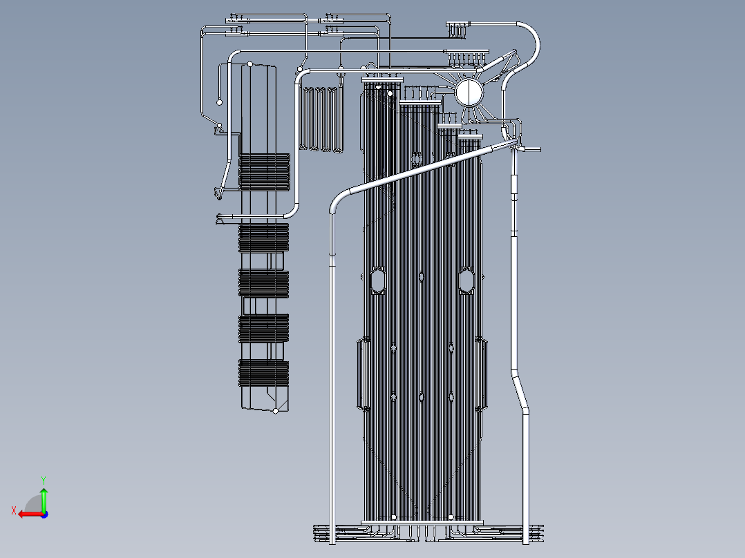 Borsod 100M 锅炉后视图