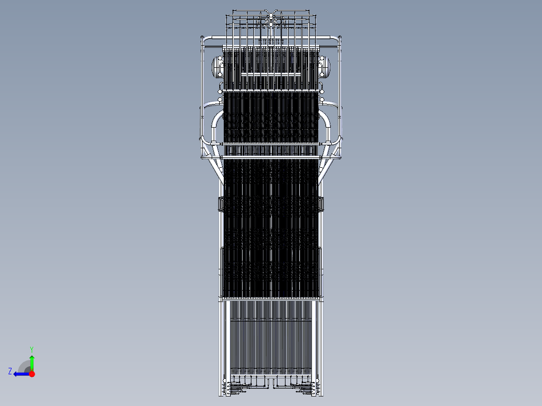 Borsod 100M 锅炉俯视图