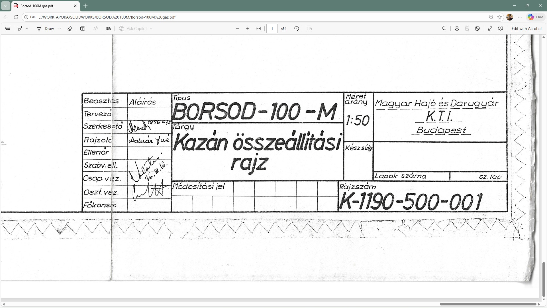 Borsod 100M 锅炉