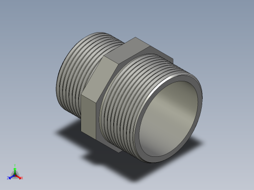 螺纹管对丝-六角异径 DN40-DN32