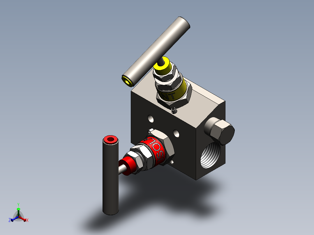 K2型-K2型截止放气阀模型