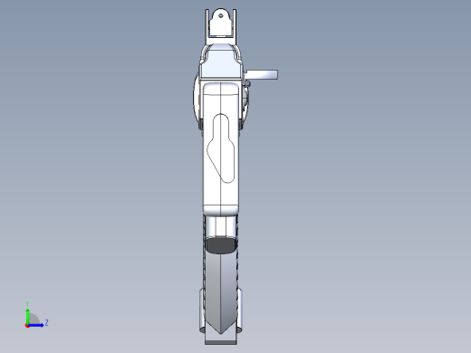 手枪左轮冲锋枪老式狙击步枪设计3D图纸finish-assault-rifle-rk-62 14 STP左视缩略图