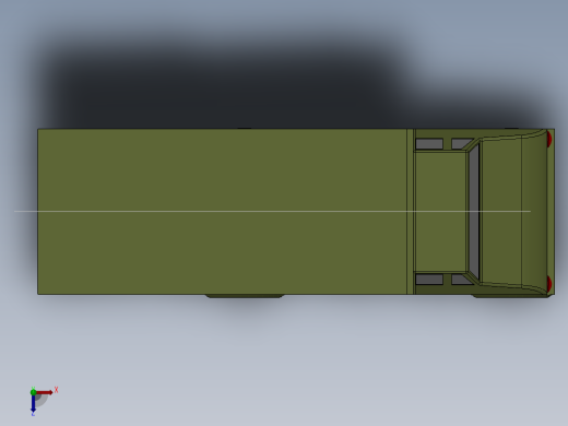 运输车俯视缩略图