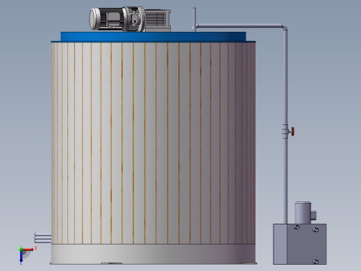筒式蒸发器俯视缩略图