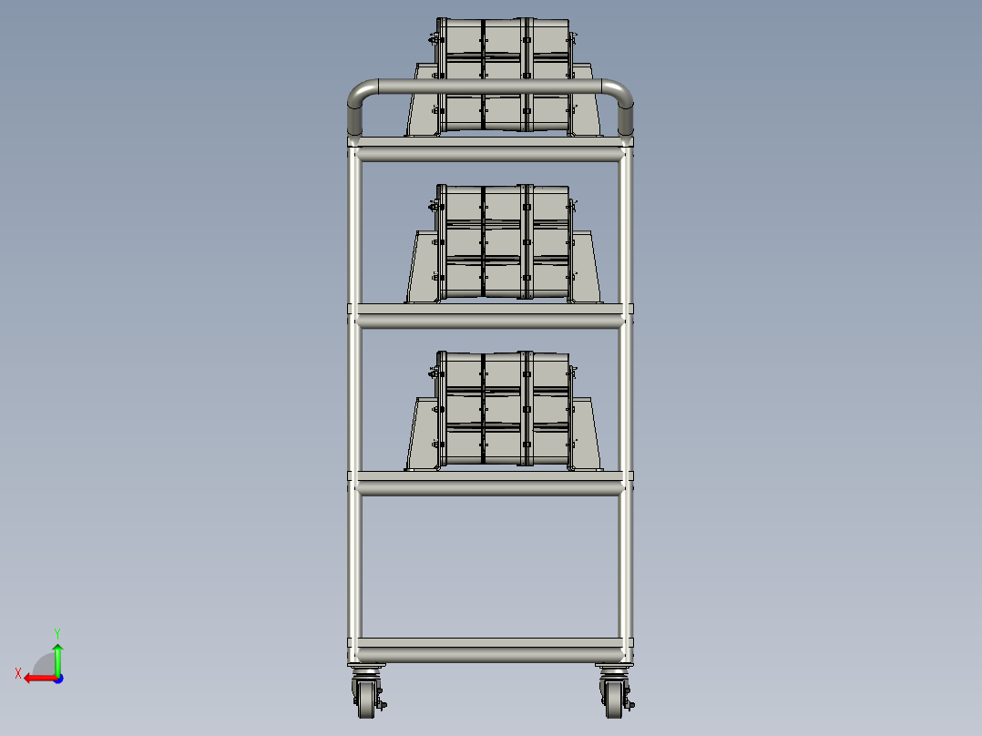 CCD周转车后视图