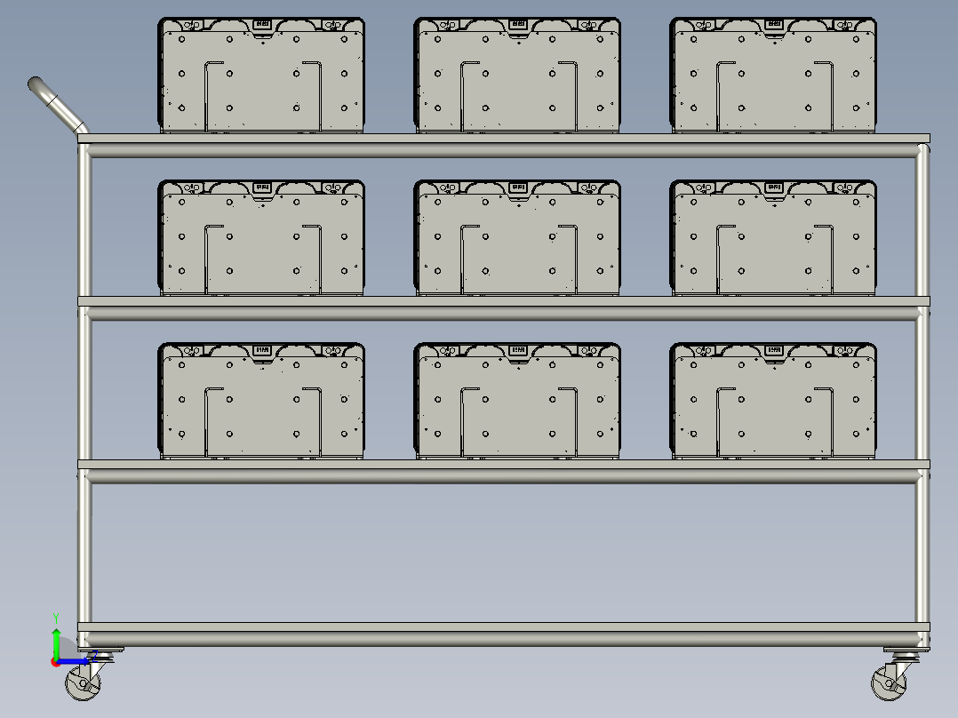 CCD周转车左视图
