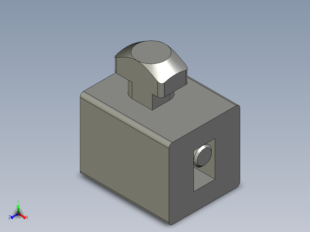 水晶头AMV61-G408-SET-B怡和达正等轴测图