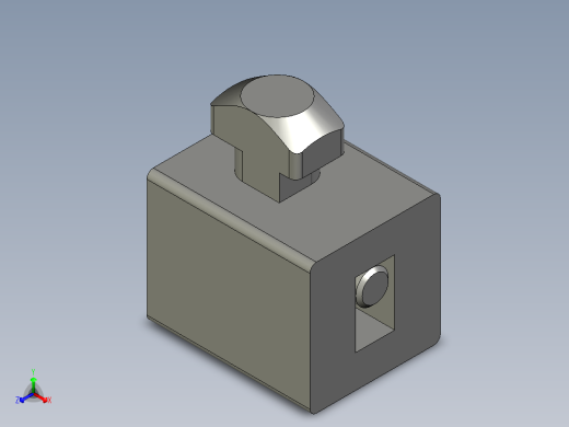 水晶头AMV61-G408-SET-B怡和达正等轴测缩略图