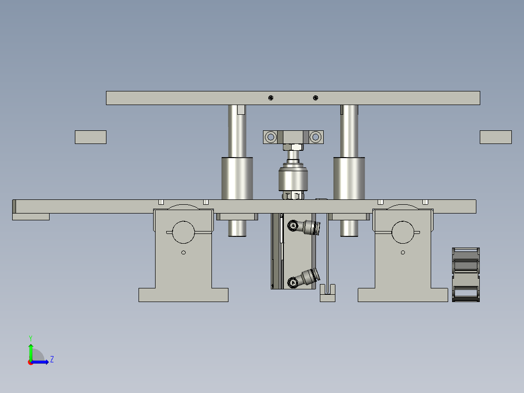 JHZB-顶升滑台总组A左视图