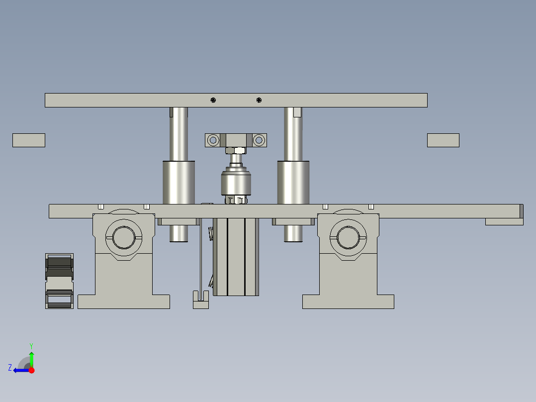 JHZB-顶升滑台总组A右视图