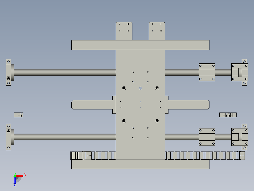 JHZB-顶升滑台总组A俯视图