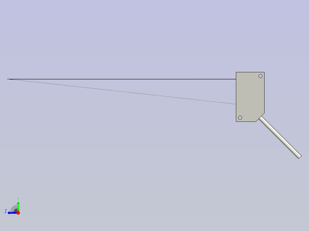 松下_激光位移传感器_HG-C1200-P右视图