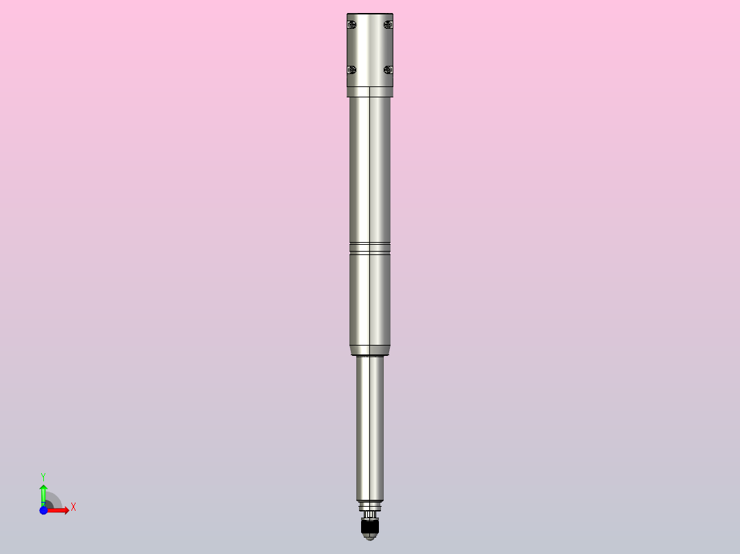 深浦接触式位移传感器 MT2-H30SKA 收缩状态前视图